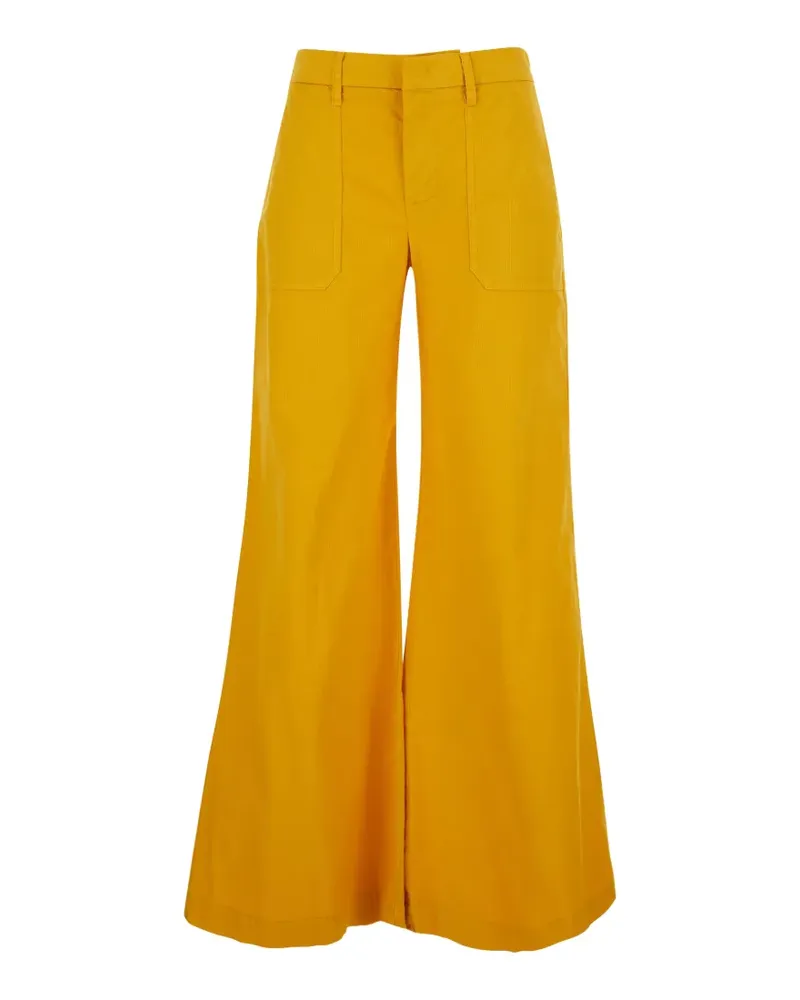 ..,merci side-pockets palazzo pants - Gelb Gelb