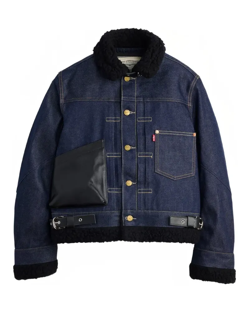 Sacai x Levi's panelled denim jacket - Blau Blau