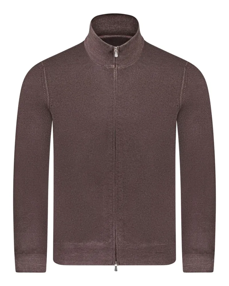 Gran Sasso Cardigan mit Reißverschluss - Braun Braun
