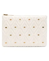 Elisabetta Franchi Étoile Clutch Nude