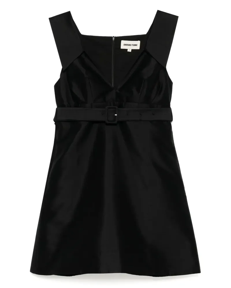 SHUSHU/TONG Ärmelloses Kleid - Schwarz Schwarz