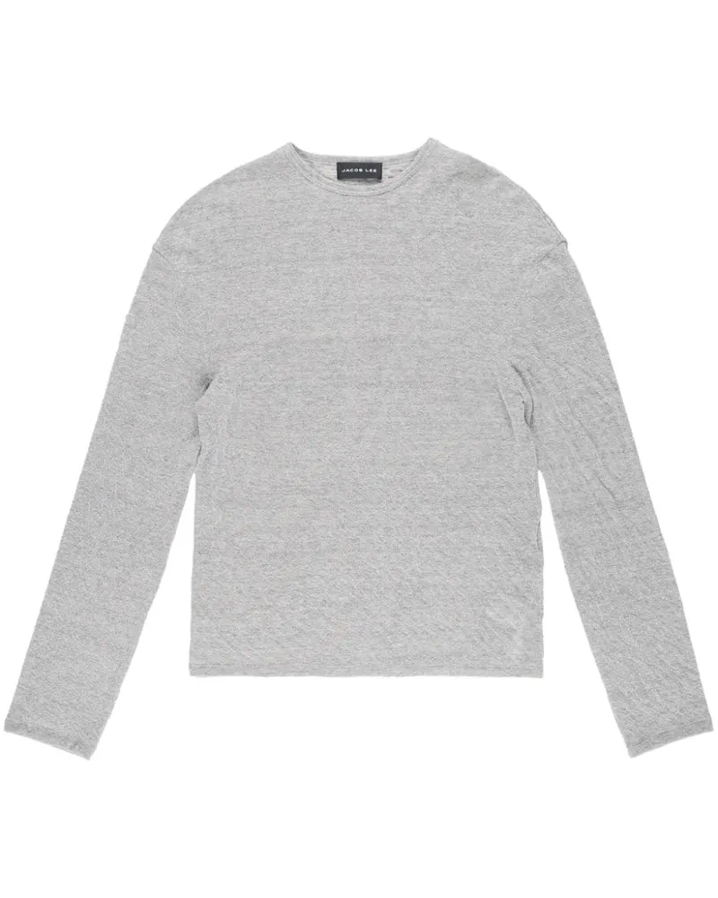 Jacob Lee Pullover mit Finish Grau