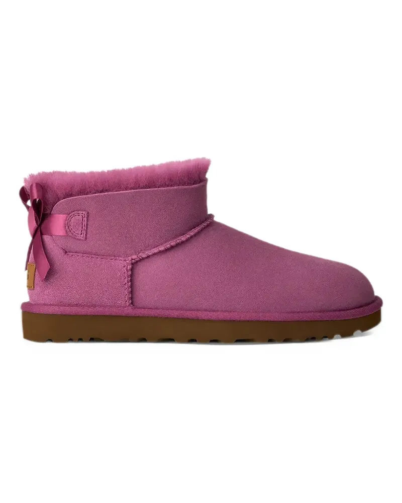 UGG Ultra Mini Bailey Bow Stiefel - Violett Violett