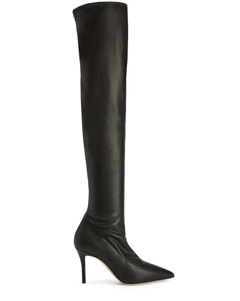 Giuseppe Zanotti Felicity Overknee-Stiefel - Schwarz Schwarz