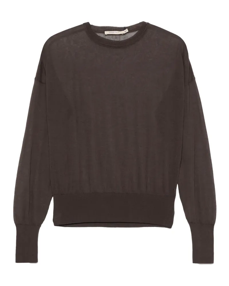Paloma Wool round-neck long-sleeve sweater - Braun Braun