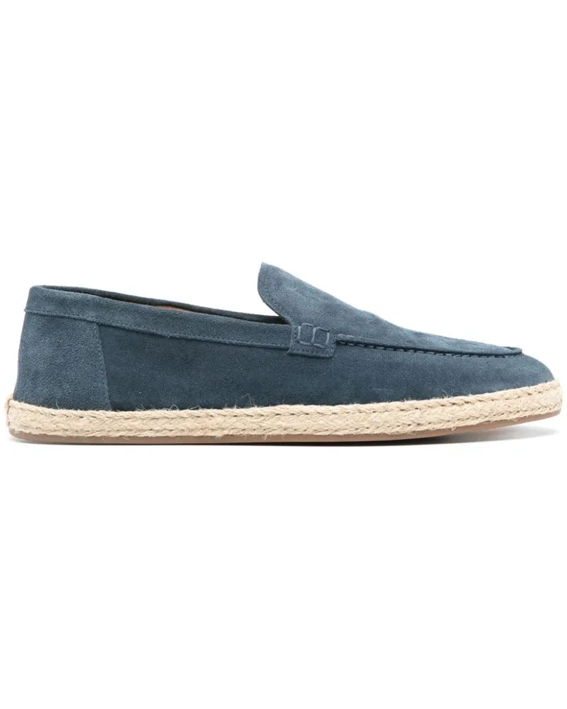 Doucal´s Wildleder-Espadrilles Blau