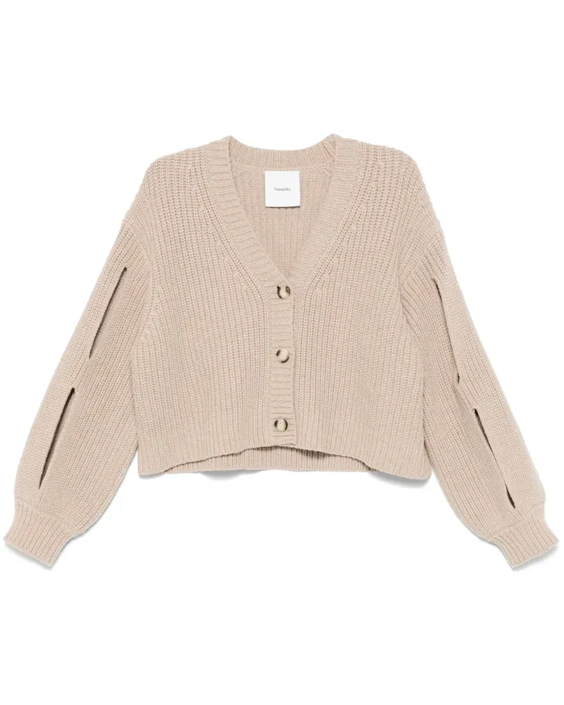 Nanushka Karolin Cardigan - Nude Nude