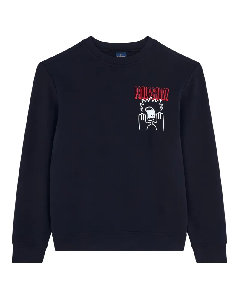 Paul & Shark graphic-print sweatshirt - Blau Blau