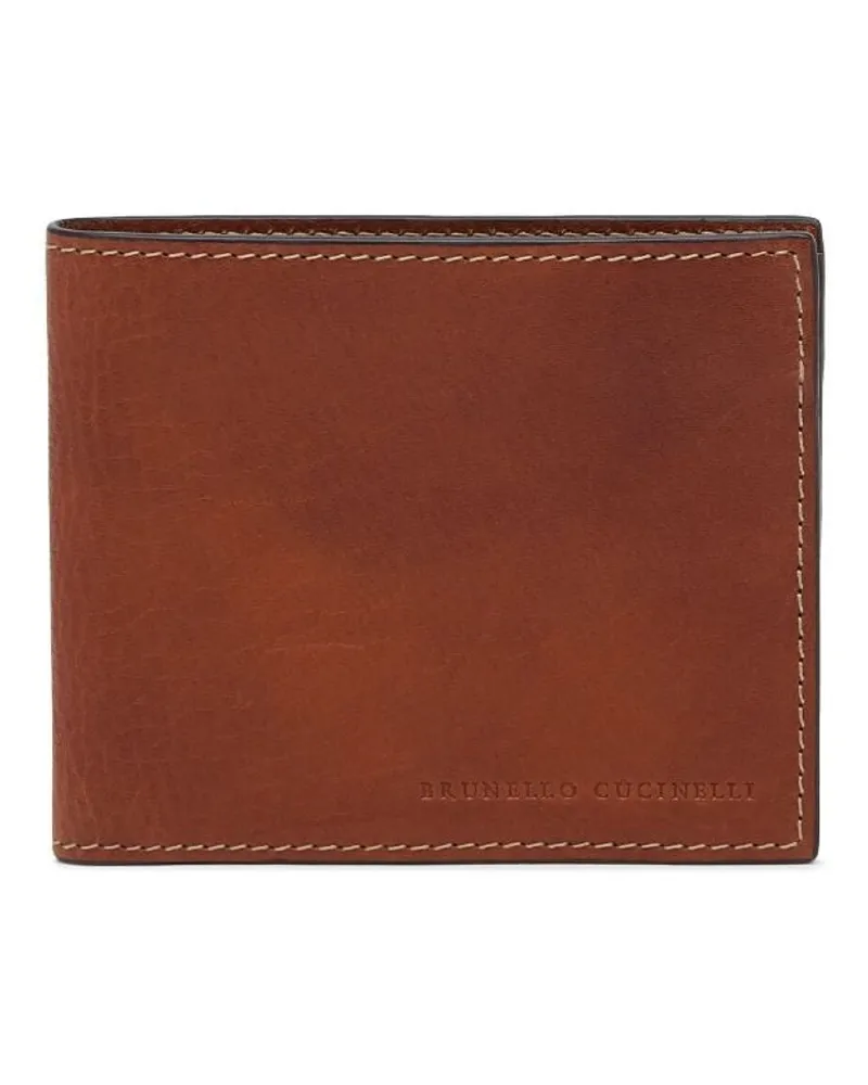 Brunello Cucinelli Core Portemonnaie mit Klappe - Braun Braun