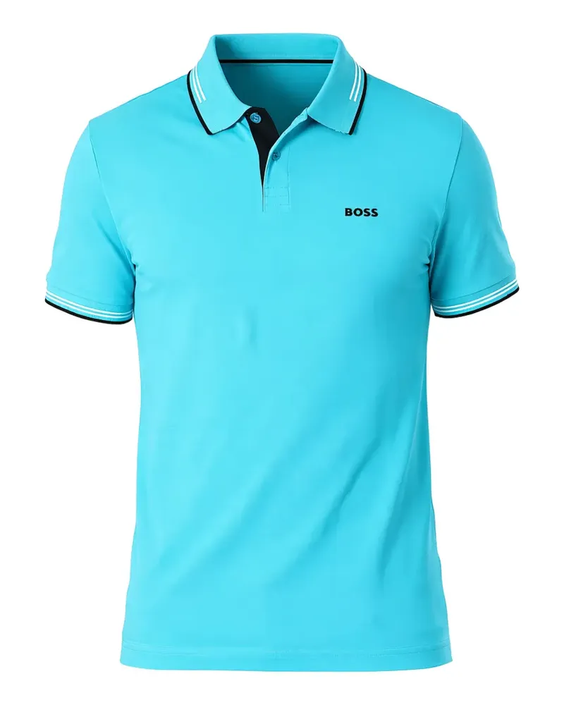 HUGO BOSS Paul Poloshirt - Blau Blau