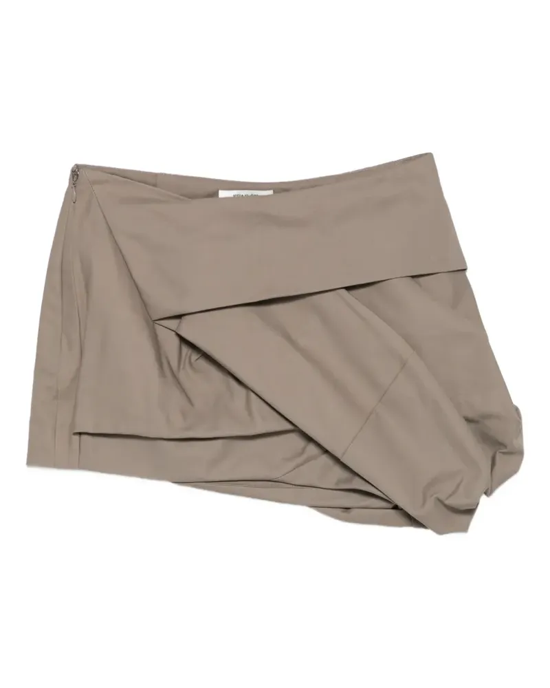 Entire Studios structured mini skirt - Nude Nude