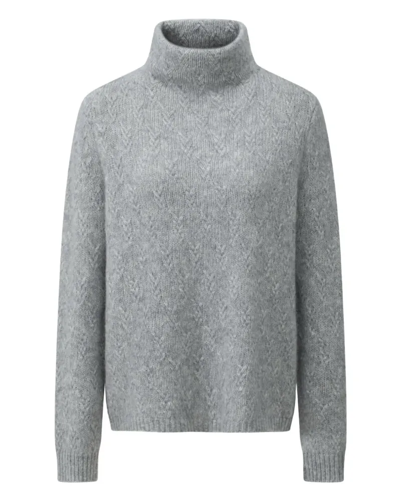 LU REN Langärmeliger Rollkragenpullover - Grau Grau