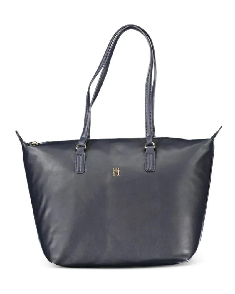 Tommy Hilfiger Poppy Plus logo-plaque tote bag - Blau Blau