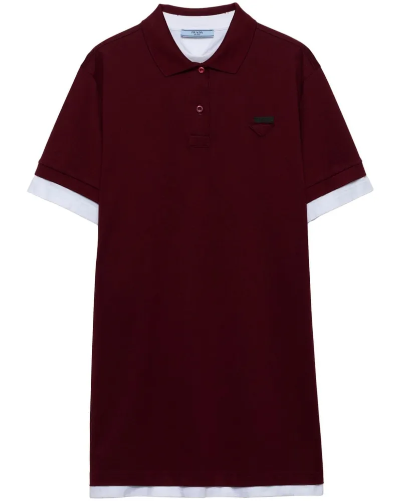Prada Kleid aus Baumwolljersey - Rot Rot