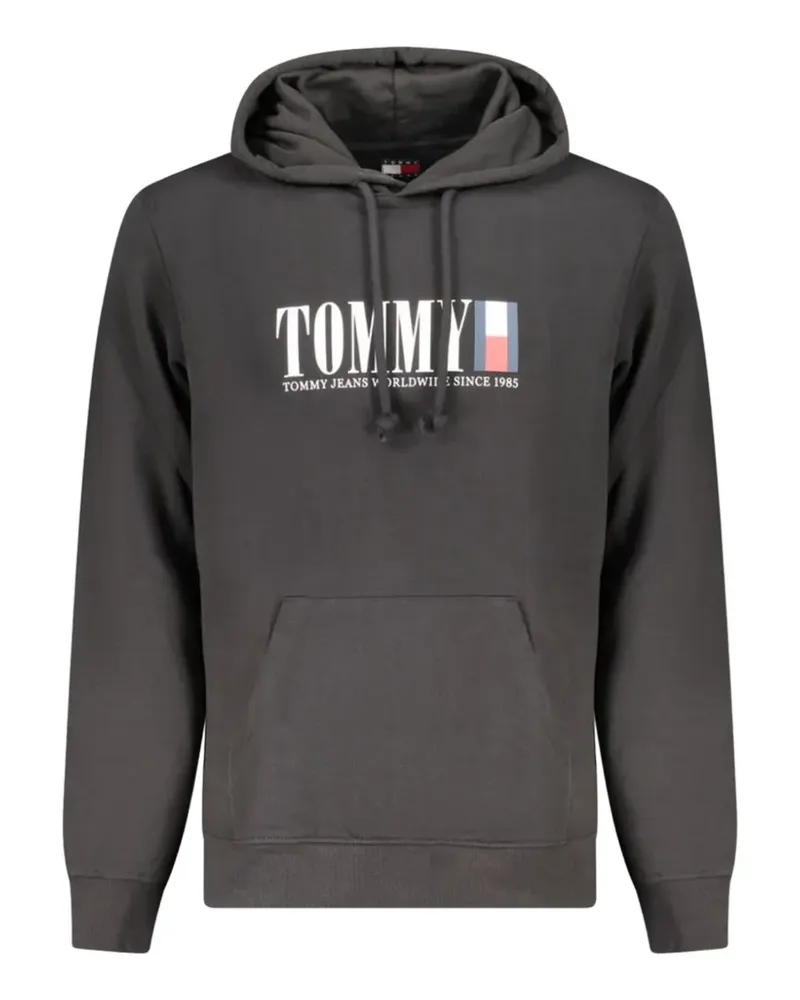 Tommy Hilfiger logo-print hoodie - Grau Grau
