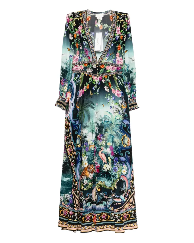 Camilla Basked In Baroque Kleid - Blau Blau
