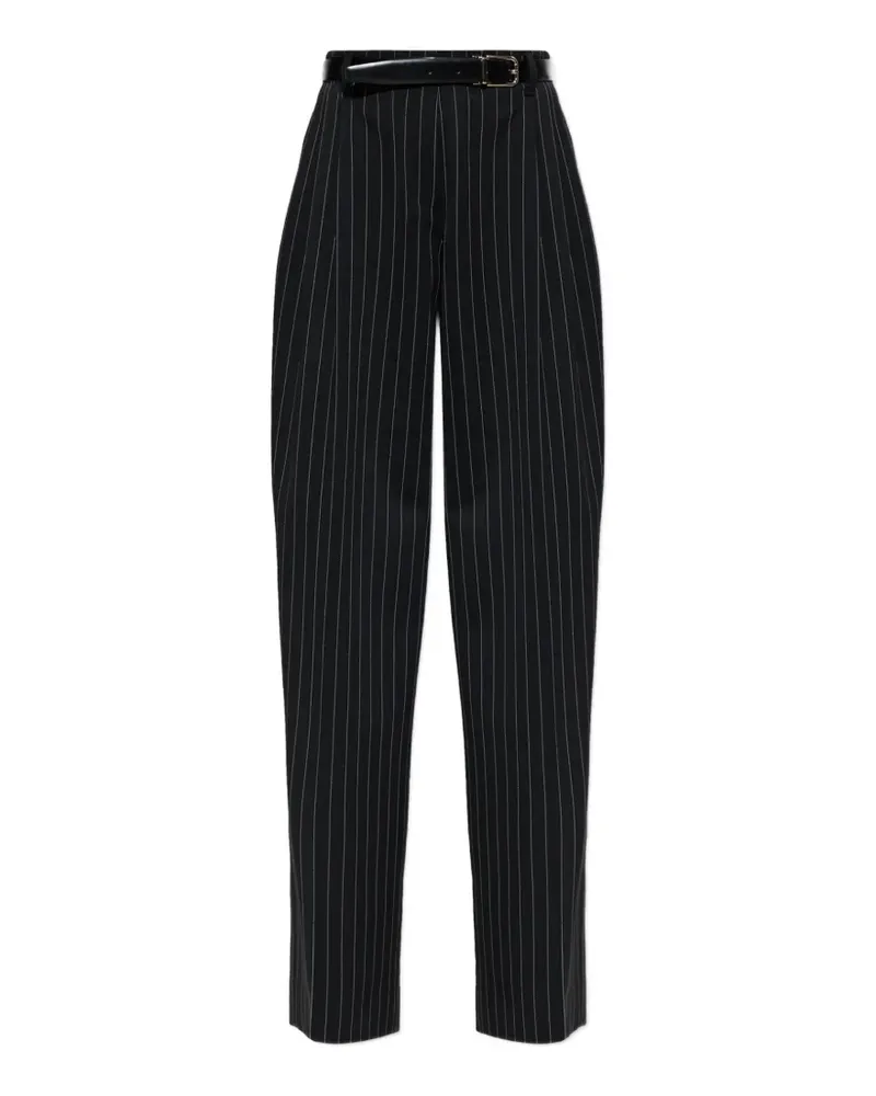 Dolce & Gabbana wool striped trousers - Schwarz Schwarz
