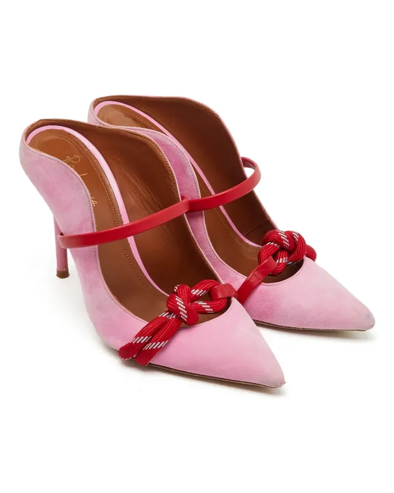 Malone Souliers Mules mit Knoten - Rosa Rosa