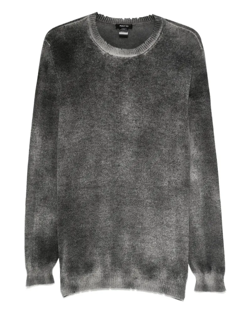 Avant Toi Kaschmirpullover mit rundem Ausschnitt - Grau Grau