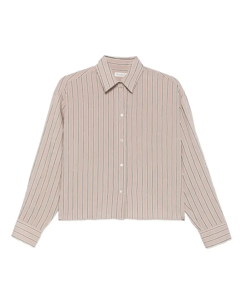 Marc O'Polo Gestreiftes Hemd - Nude Nude