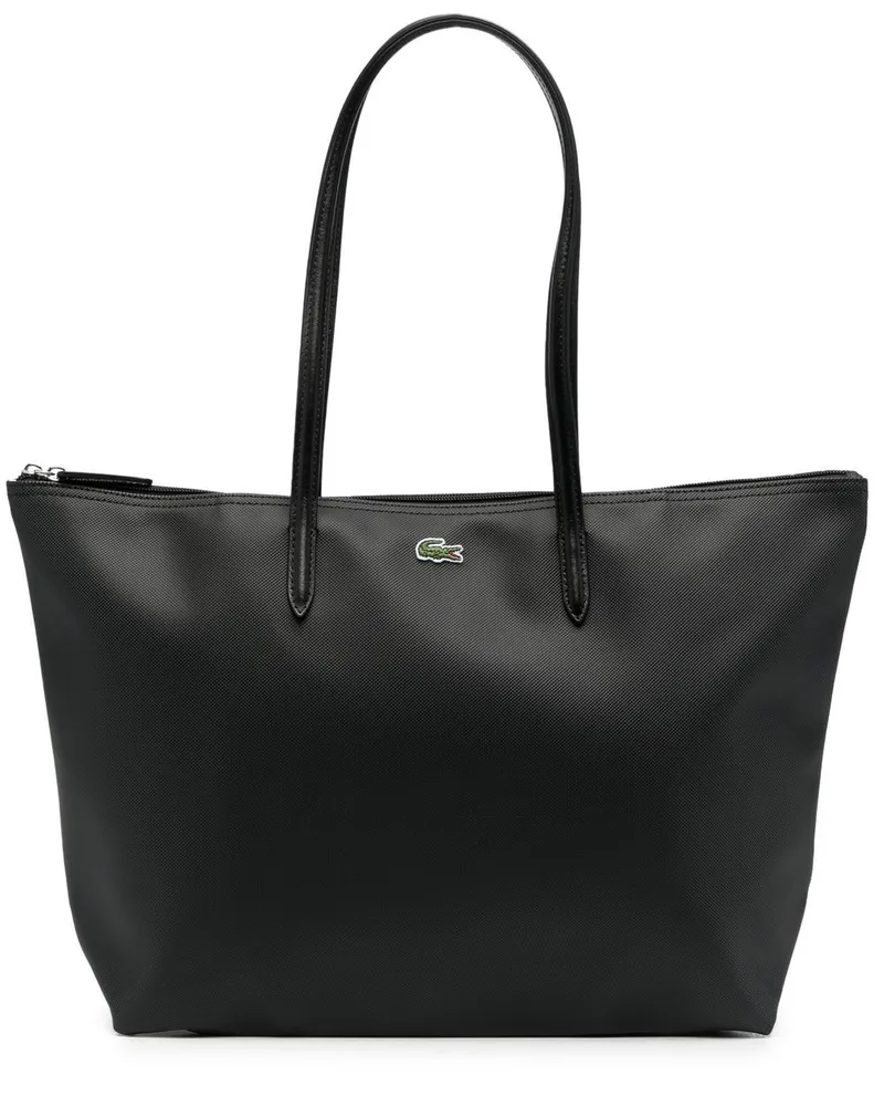 Lacoste Concept Handtasche mit Logo-Applikation - Schwarz Schwarz