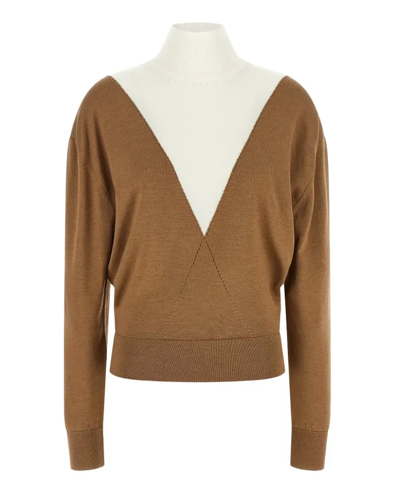 Paco Rabanne turtleneck sweater - Braun Braun