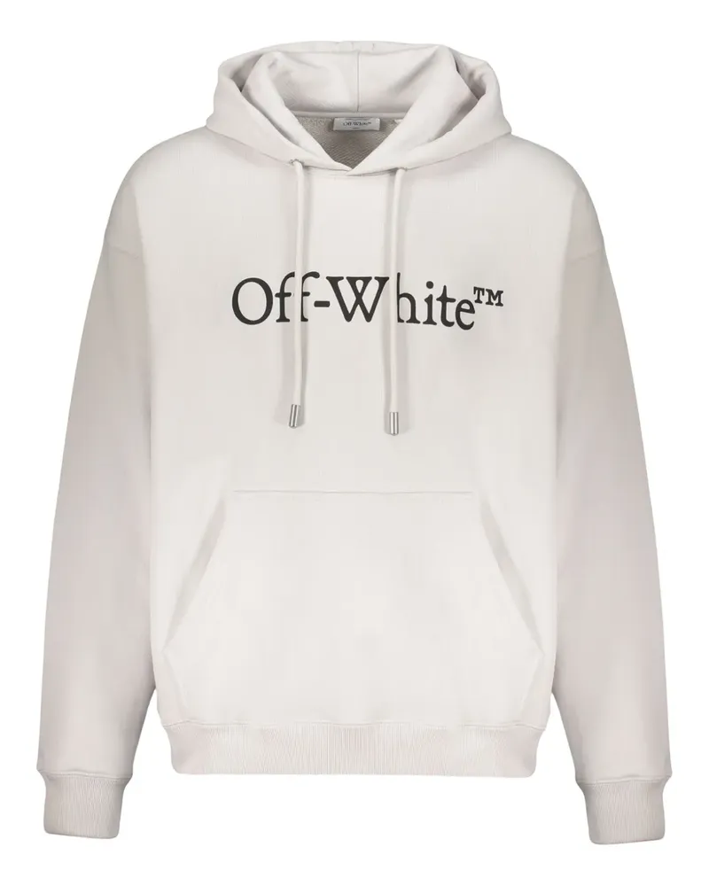 OFF-WHITE logo-detail hoodie - Weiß Weiß