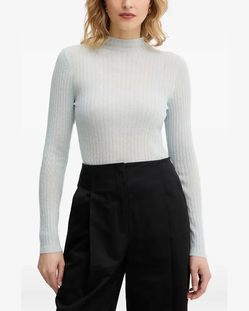 HUGO BOSS Pullover mit Stehkragen - Blau Blau