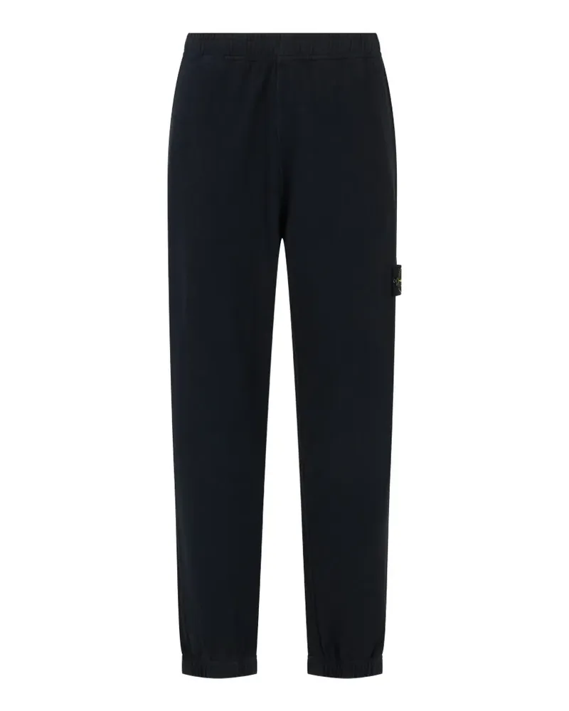 Stone Island Jogginghose mit Stretchbund - Schwarz Schwarz