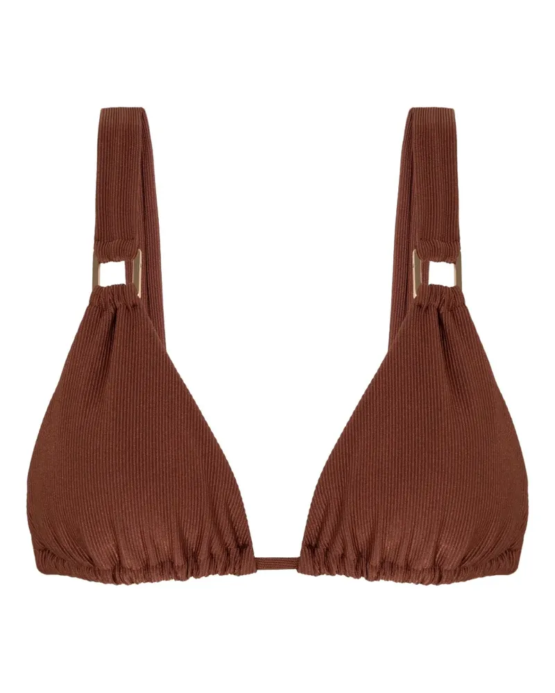 Lenny Niemeyer Gerippter Lenco Bikini - 254/MARROM CAPUCCINO 254