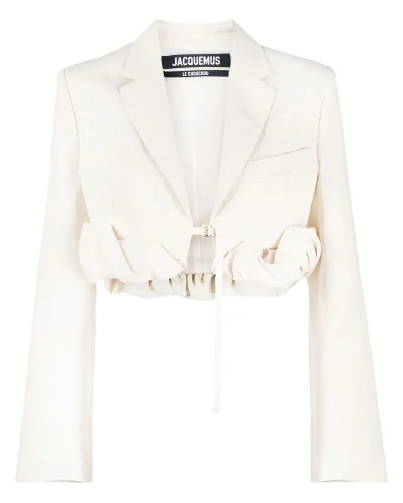 Jacquemus Croissant Bolero - Nude Nude