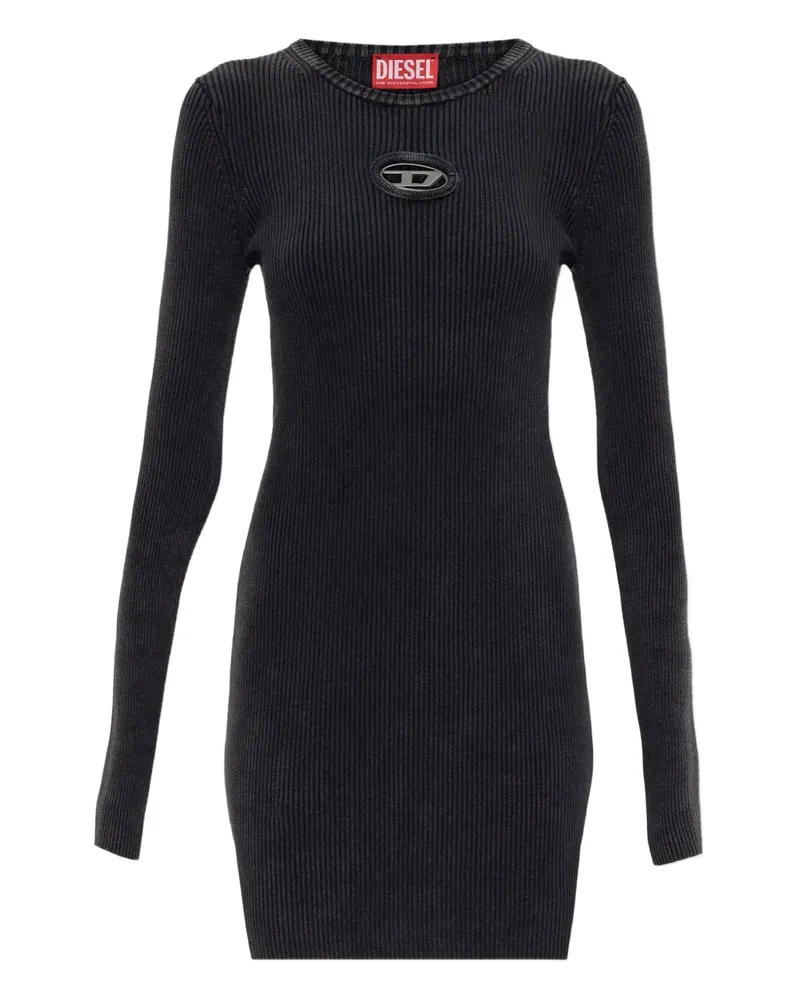 Diesel M-Anchorage-LS Minikleid - Schwarz Schwarz