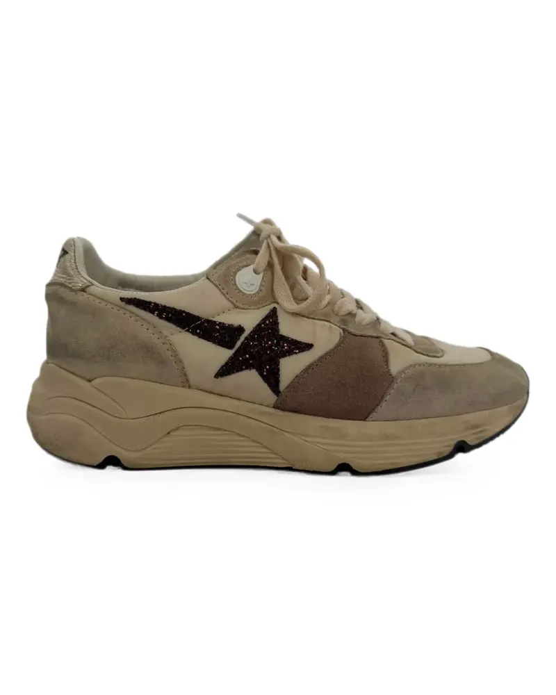 Golden Goose Running Sole panelled sneakers - Nude Nude