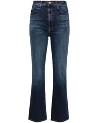 Mother The Hustler Cropped-Jeans Blau