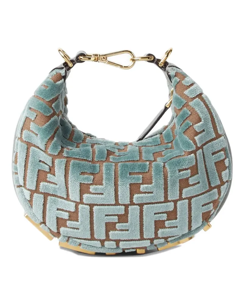 Fendi mini graphy jacquard shoulder bag - Grün Grün