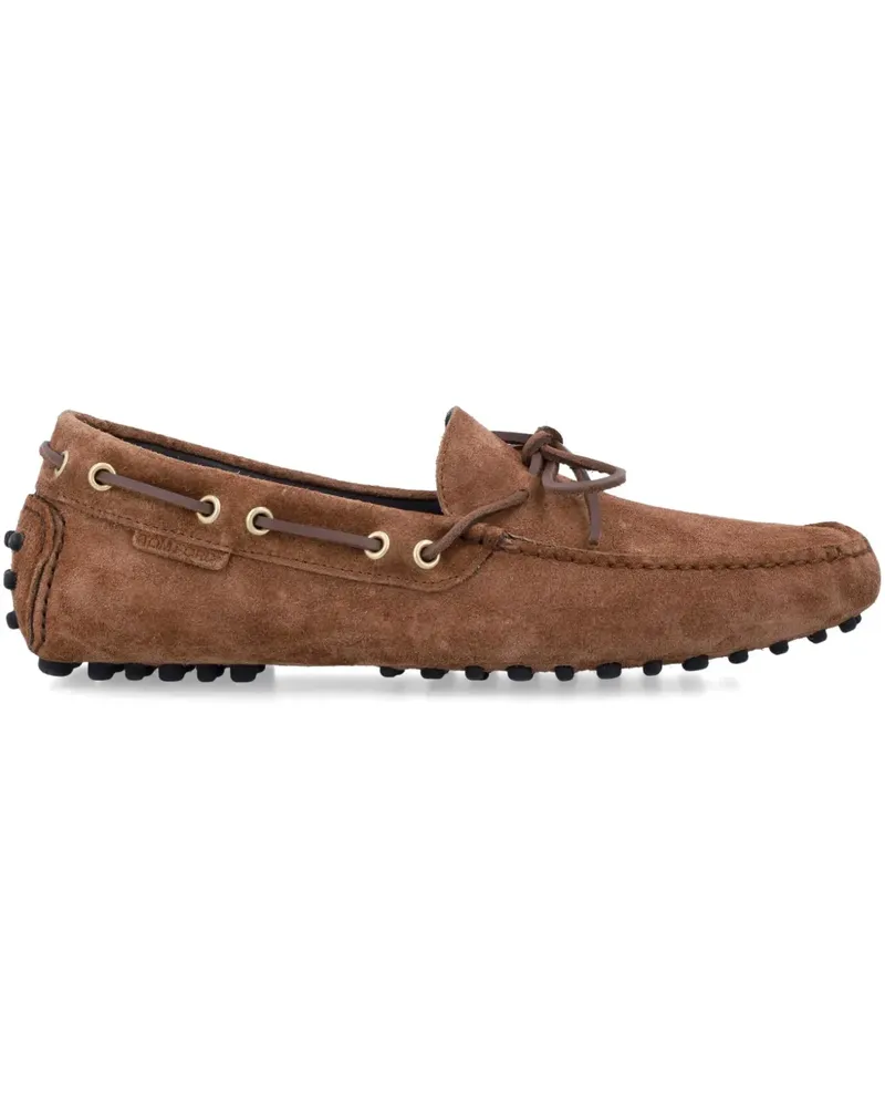 Tom Ford Rod Loafer aus Wildleder - Braun Braun