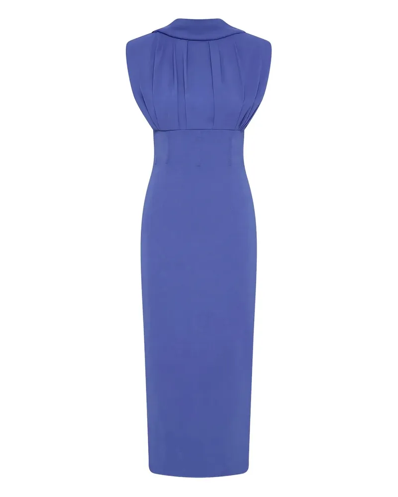 Rachel Gilbert Dion Kleid mit Falten - Blau Blau