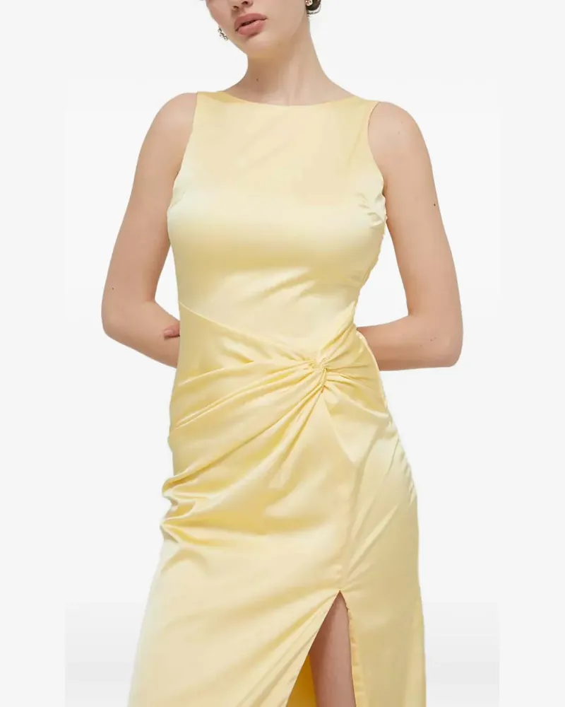 Abercrombie & Fitch knot split maxi dress - Gelb Gelb