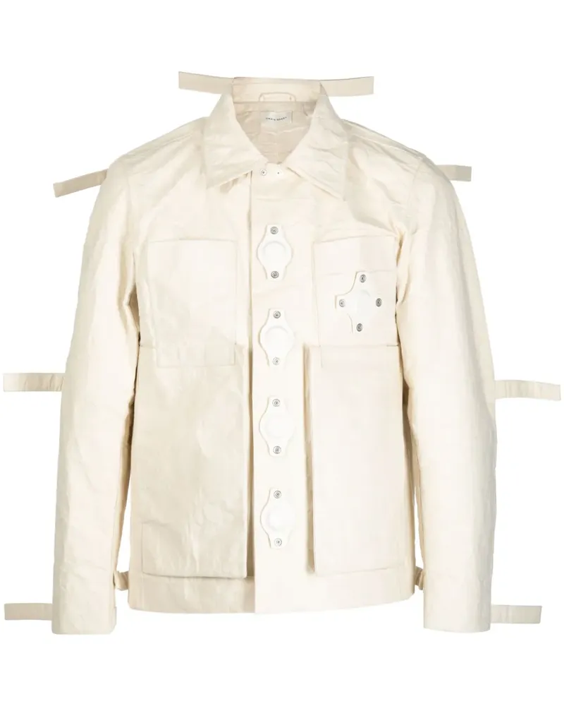 Craig Green Jacke mit Applikationen - Weiß Weiß