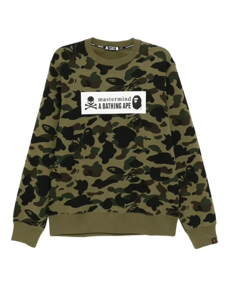Mastermind Japan Sweatshirt mit Logo-Print - Grün Grün