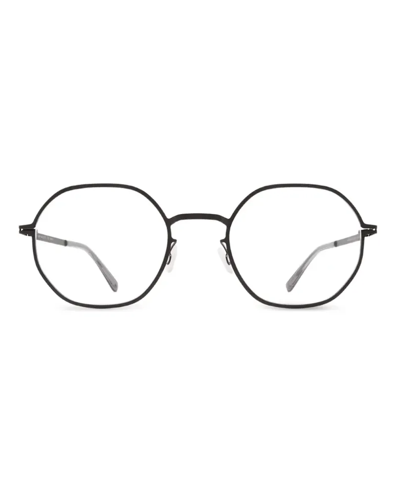 Mykita Auri round-frame glasses - Schwarz Schwarz