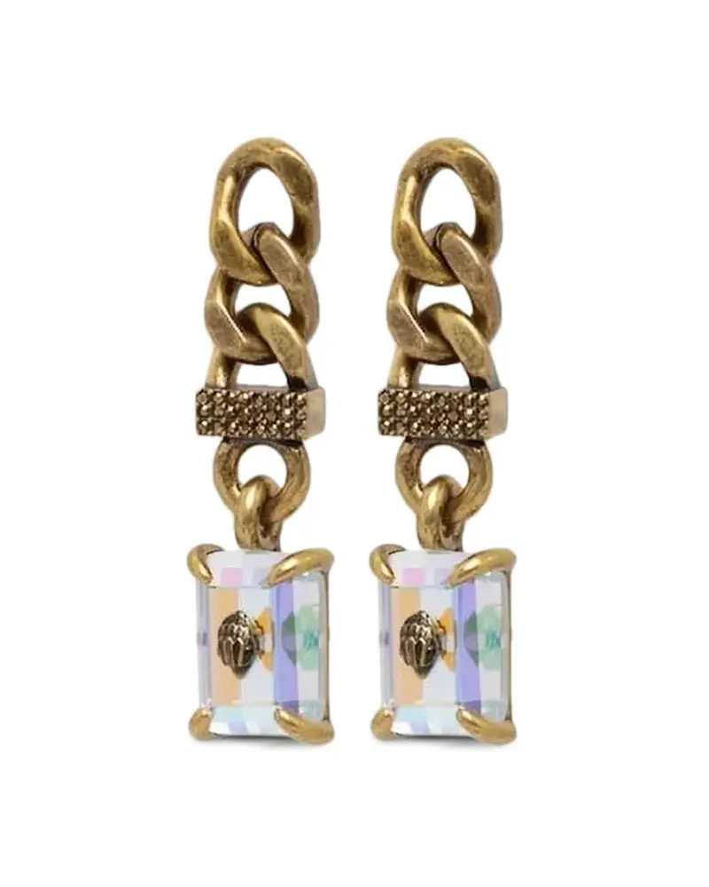 Kurt Geiger Ohrringe mit Kristallen - Gold Gold