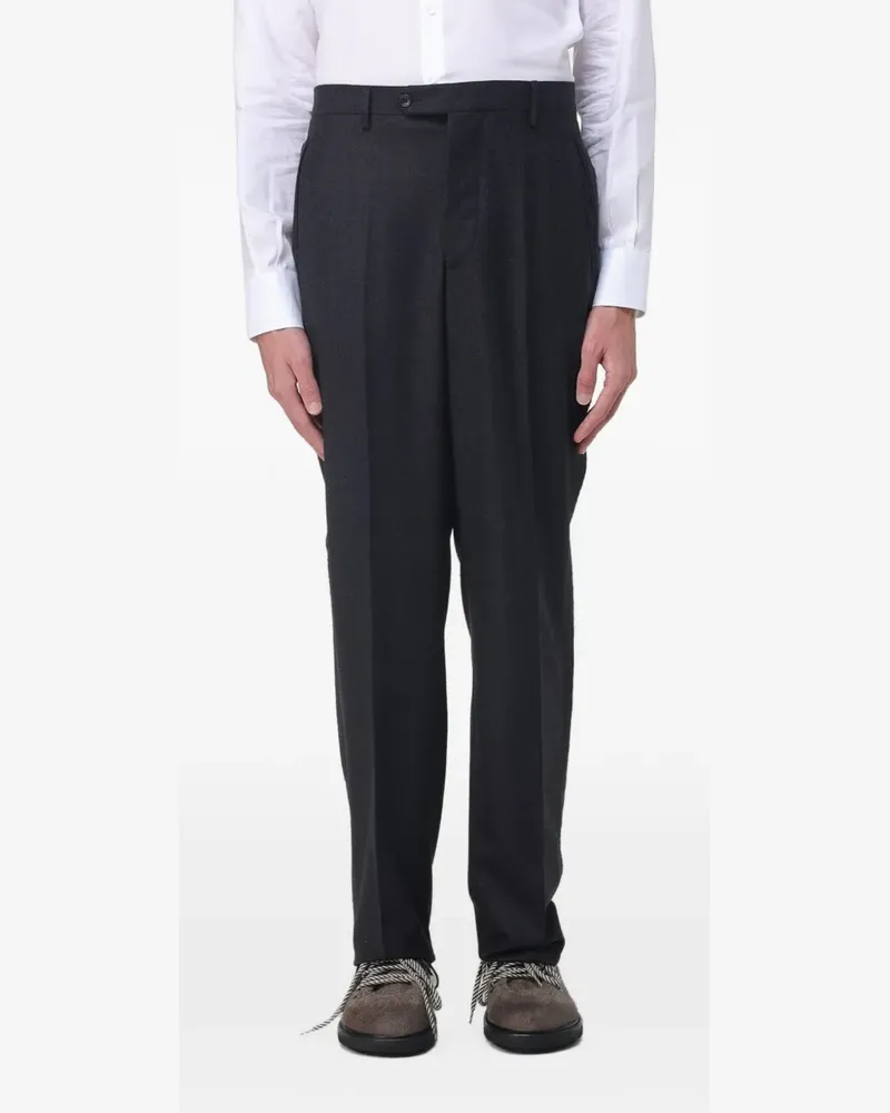 PAURA Troy Hose mit ausgefransten Kanten - Grau Grau