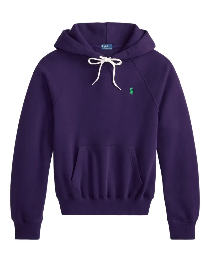 Ralph Lauren Hoodie mit Logo-Stickerei - Violett Violett