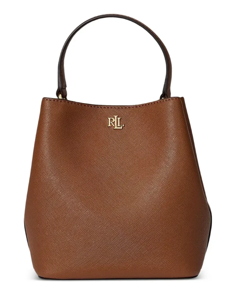 Ralph Lauren Kleine Reese Beuteltasche mit Logo - Braun Braun