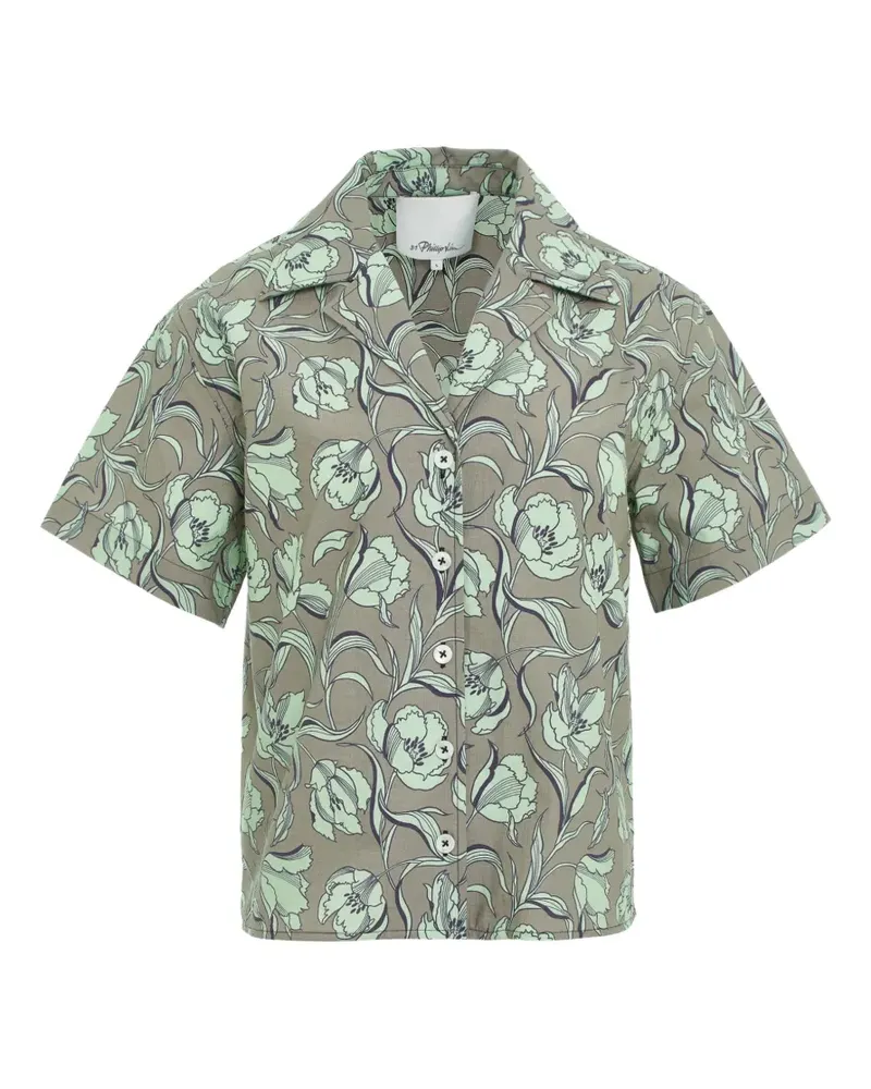 3.1 phillip lim Hemd mit Blumenprint - Braun Braun