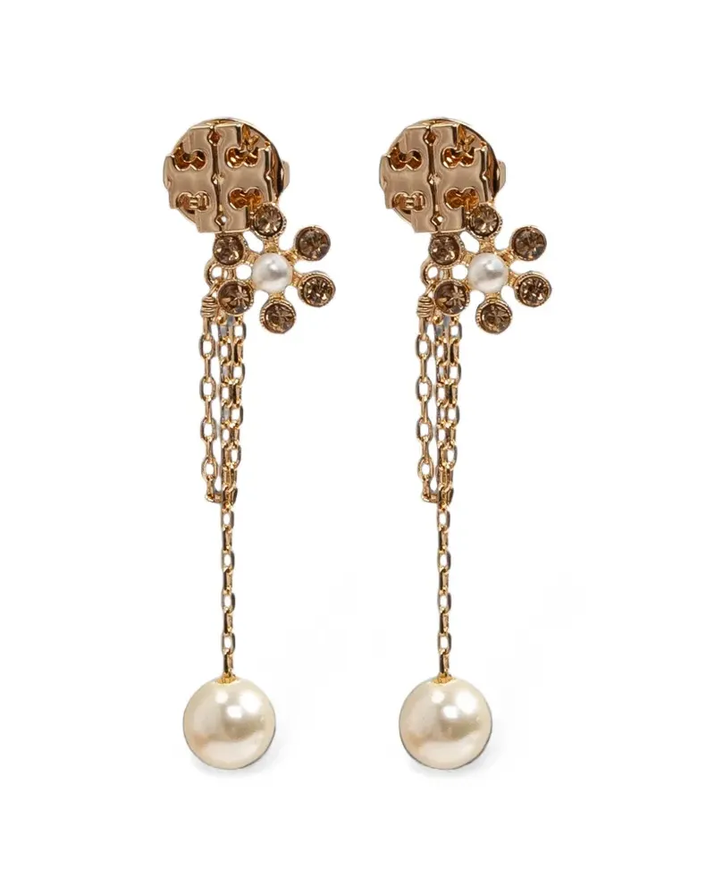 Tory Burch Moondance Ohrringe mit Perlen - Gold Gold