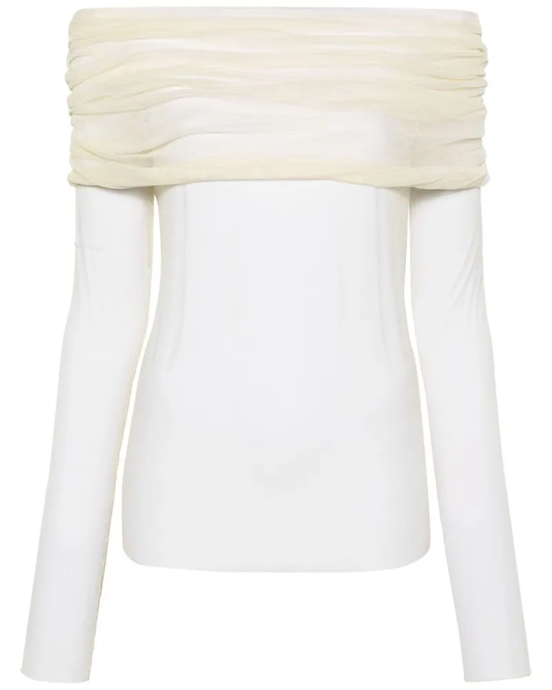 Christopher Esber Veiled Camisole-Top aus Seide - Nude Nude
