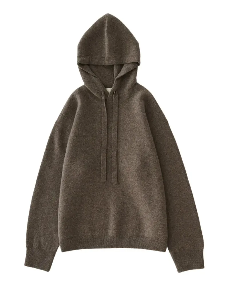 Studio Nicholson Cope Hoodie mit Kordelzug - Braun Braun