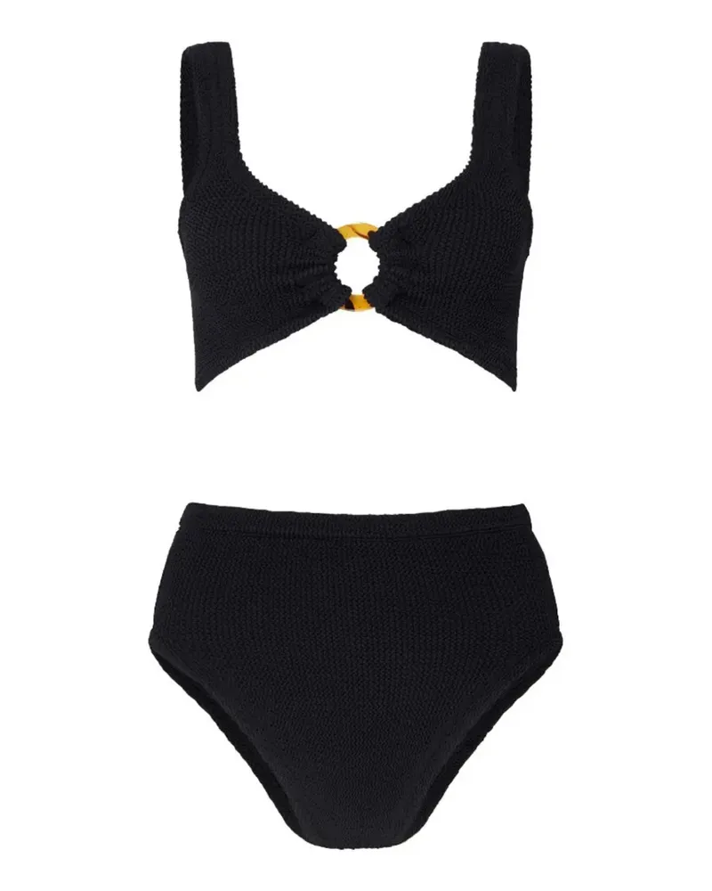 Hunza G Nadine crinkle-effect bikini - Schwarz Schwarz